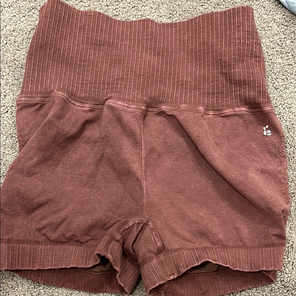 Free people high waisted shorts